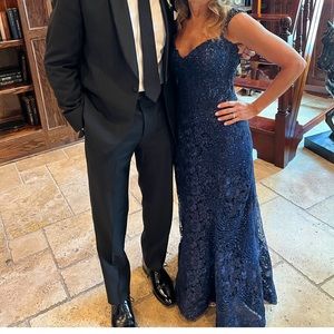 IVONNE D FOR MON CHERI 119D41 Navy Blue